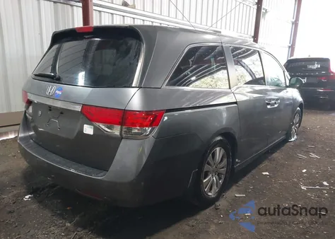 2015 Honda Odyssey Ex z USA, uszkodzony, nr VIN 5FNRL5H46FB002526